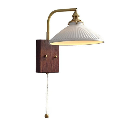 H27cm/10.62in Ceramic Wall Lamp