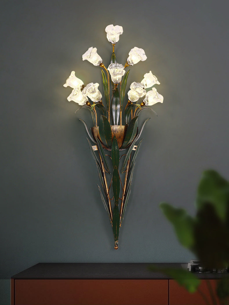 H82cm/32.28in Glass Wall Lamp