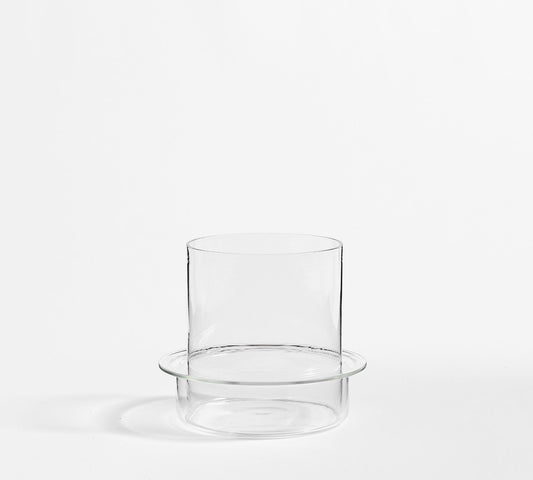 H12.7cm/5in Glass Hurricane