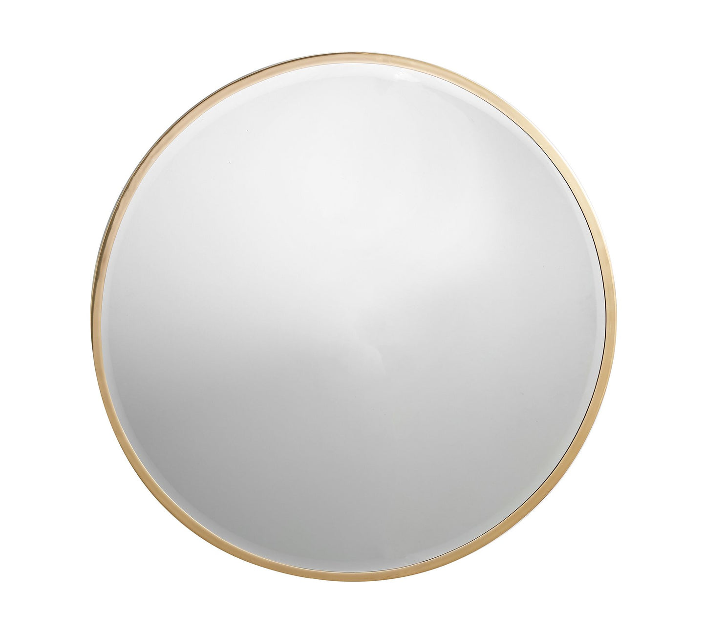 D91.44cm/36in Brass Round Wall Mirror