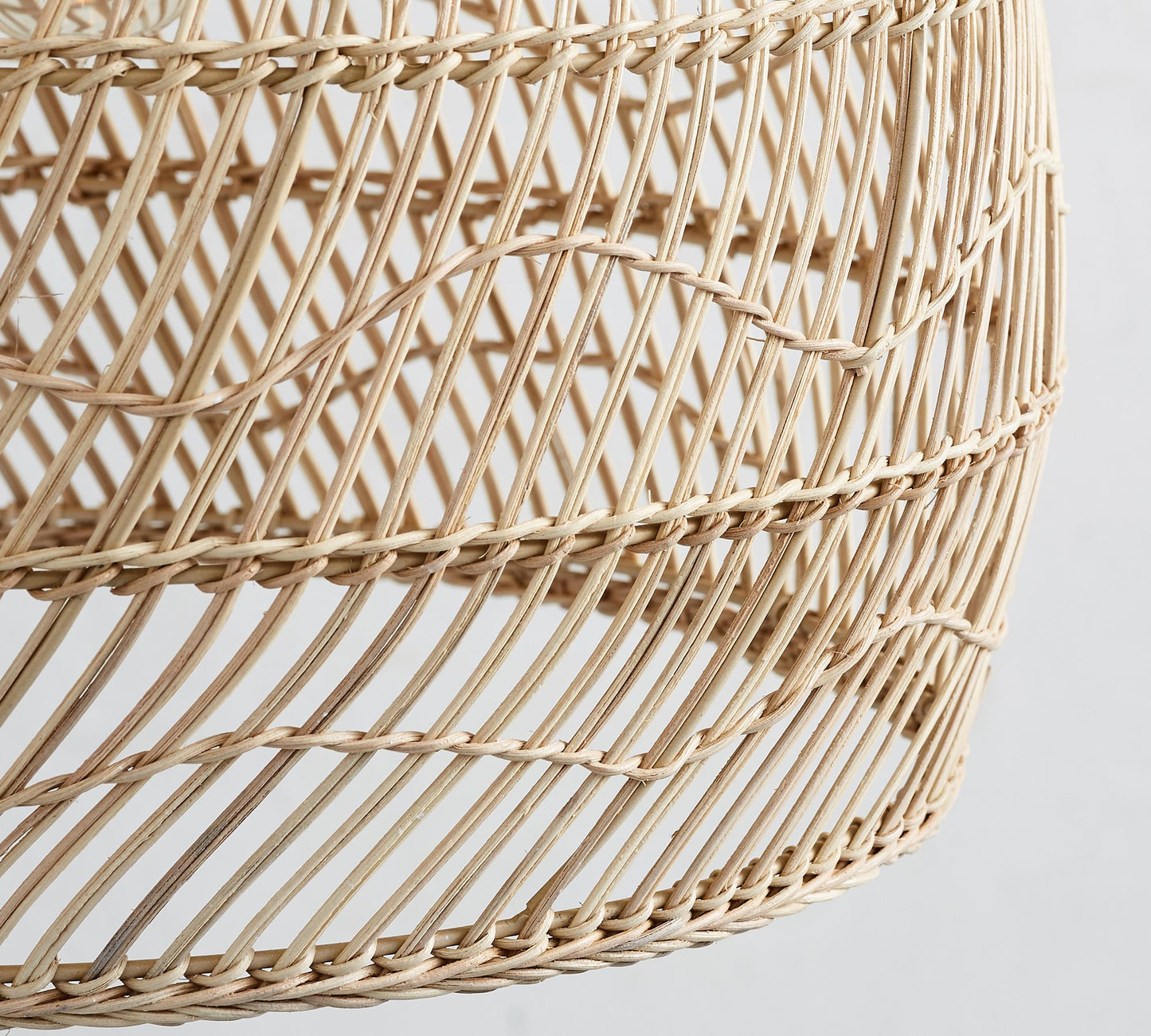 H40.64cm/16in Rattan Pendant