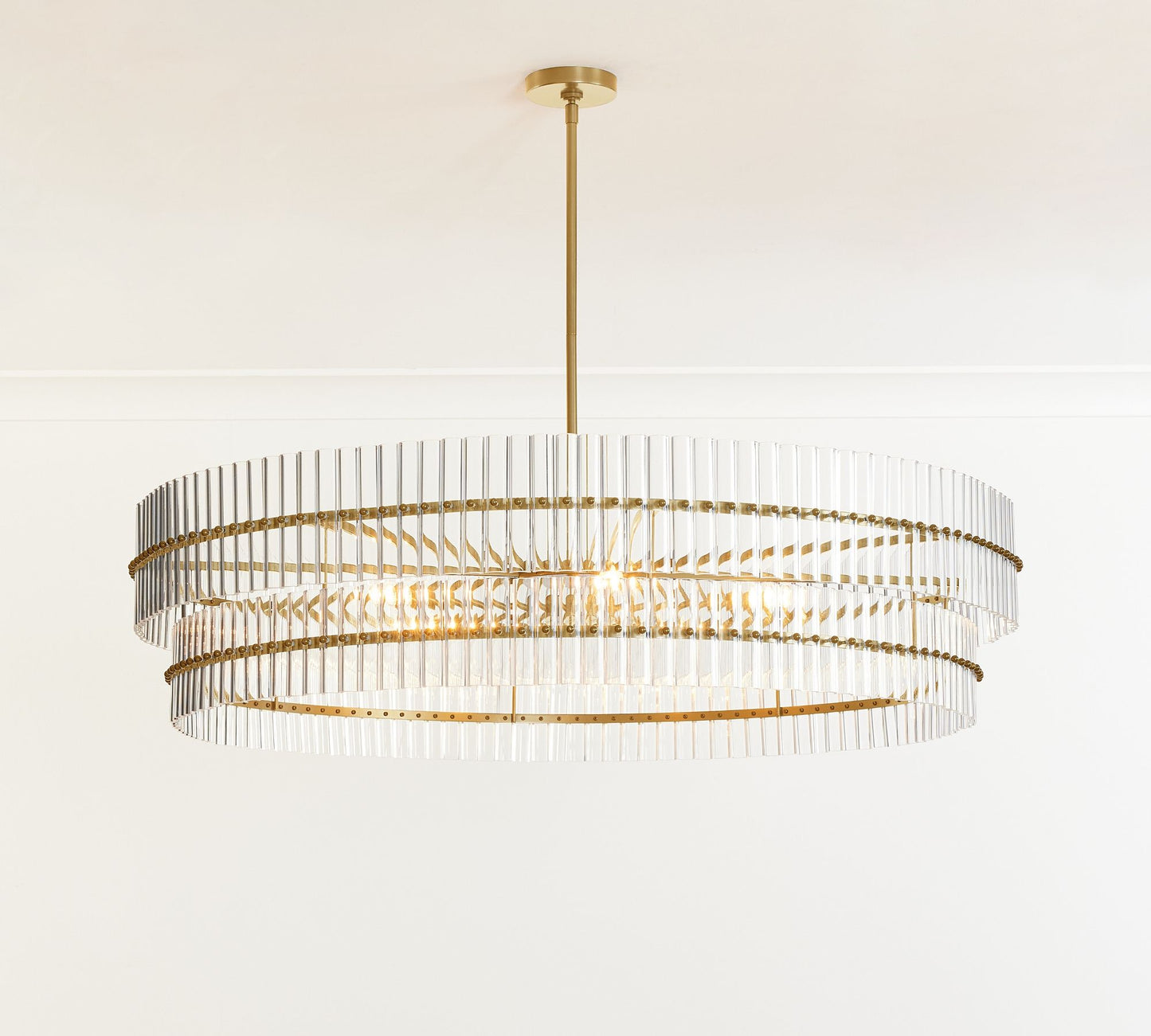 D121.92cm/48in Crystal Round Chandelier