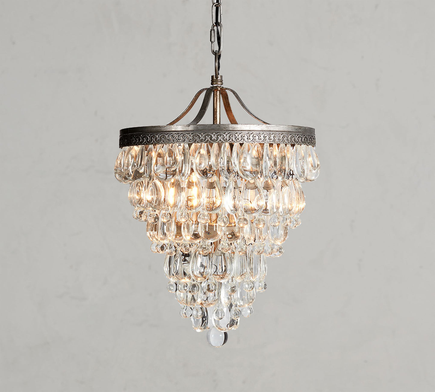 H40.64cm/16in Round Chandelier