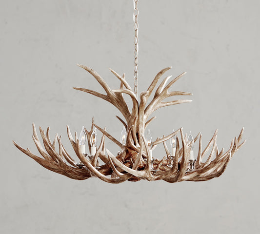 D114.3cm/45in Faux Antler Chandelier