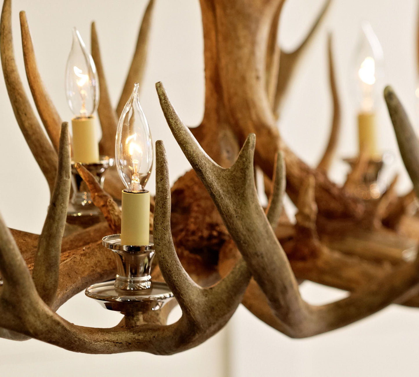 D114.3cm/45in Faux Antler Chandelier