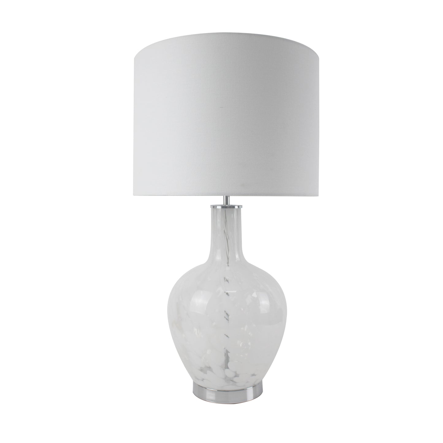 26"H Glass Table Lamp