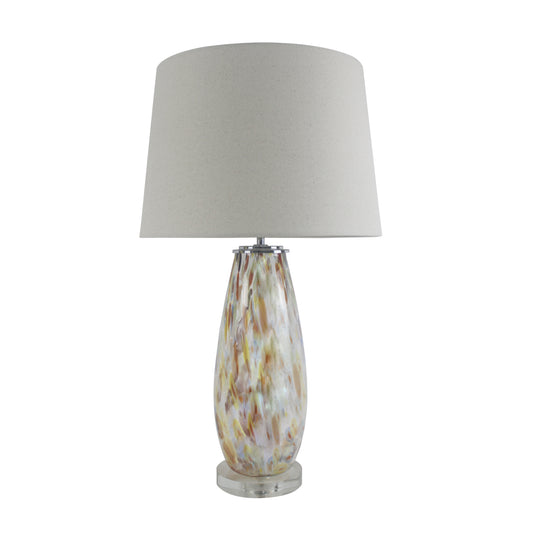 27.5"H Glass Table Lamp