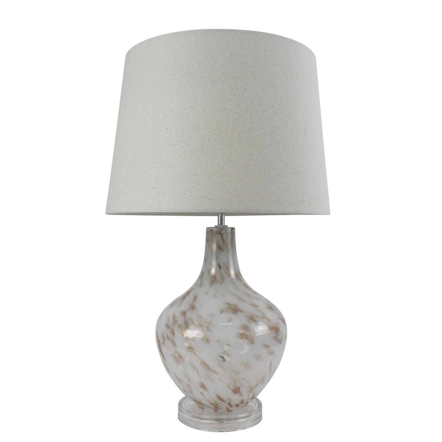 26"H Glass Table Lamp