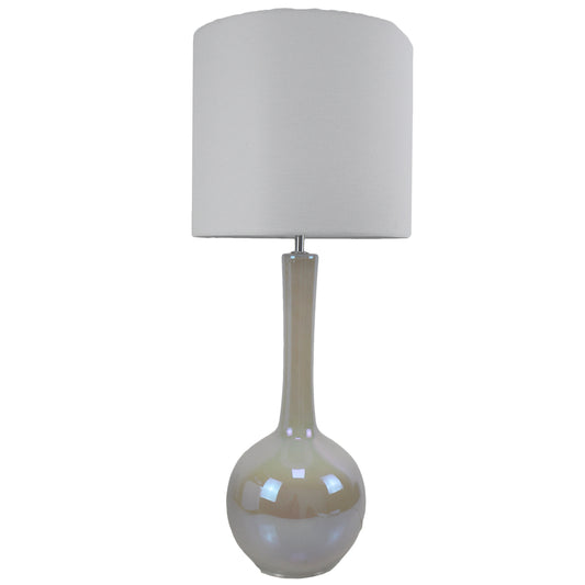 27.5"H Glass Table Lamp