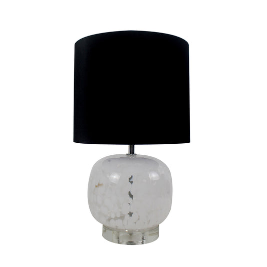 17.25"H Glass Table Lamp