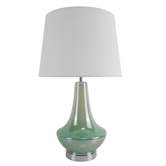 24"H Glass Table Lamp