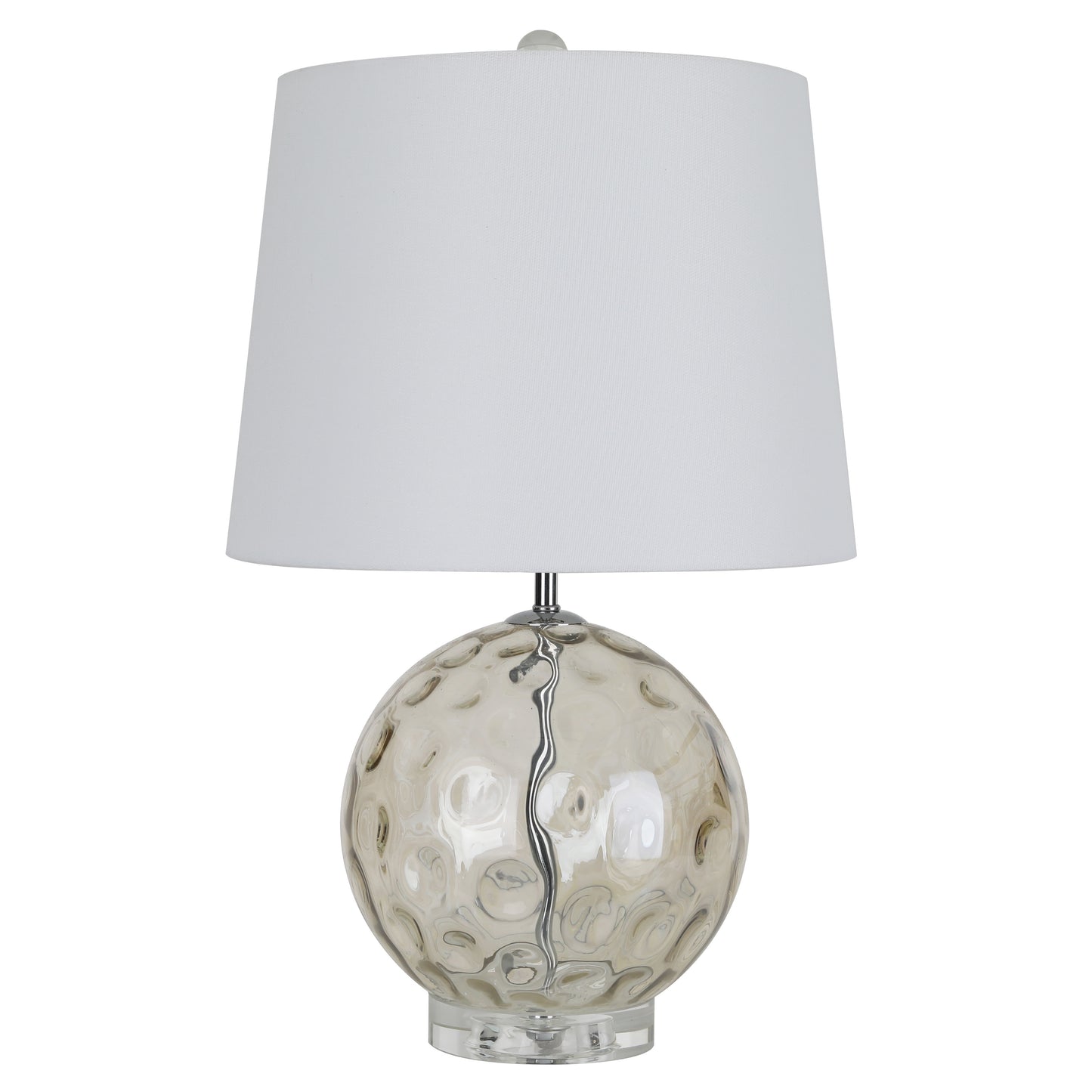 19.75"H Glass Table Lamp