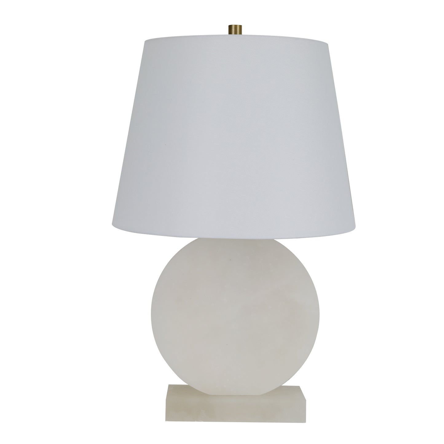 H53.34cm / 21"H Alabaster Table Lamp