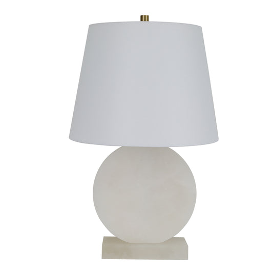 H53.34cm / 21"H Alabaster Table Lamp